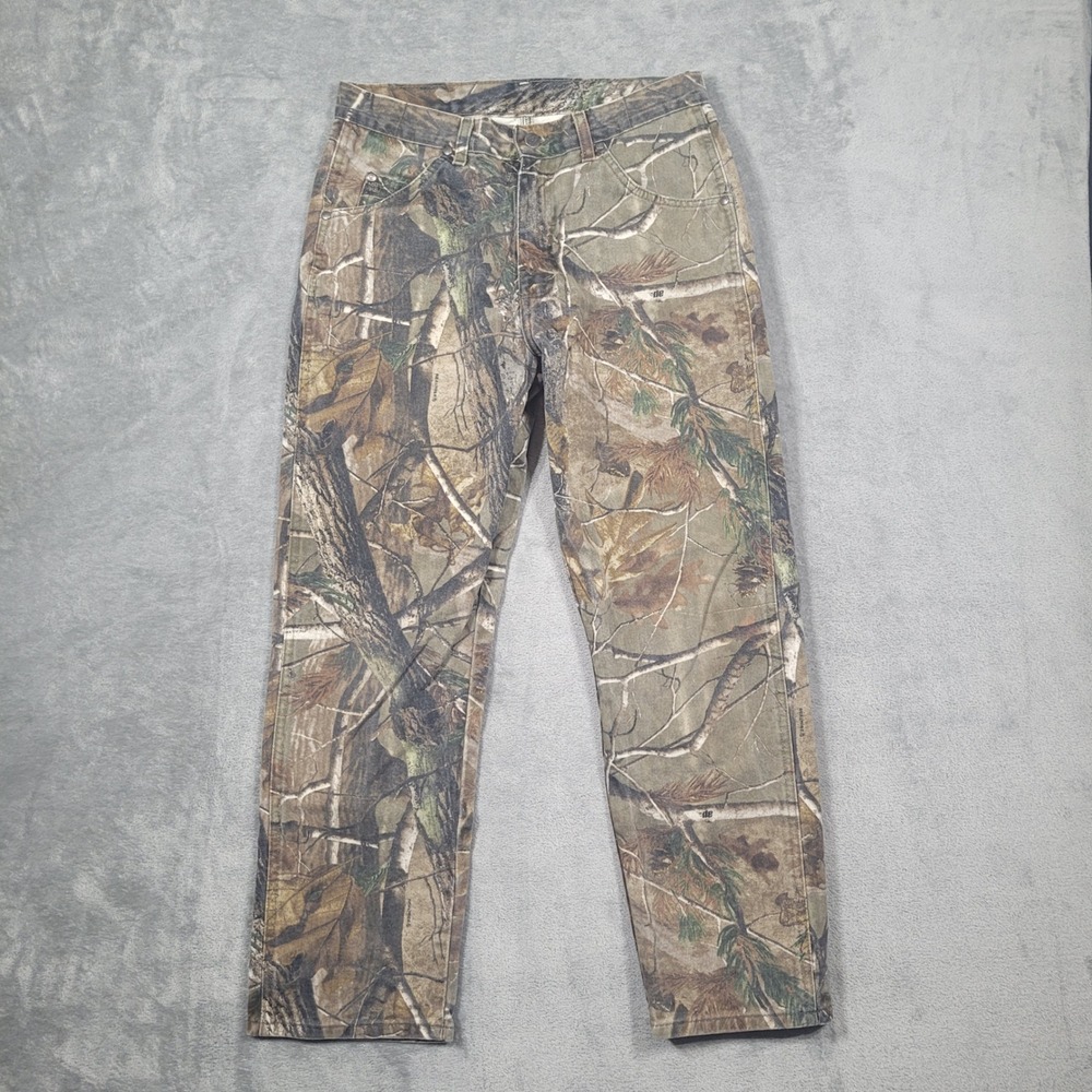 Wrangler Jeans Men 32x30 (Fits 30x28) Pro Gear Realtree AP Camo Pants PG001AP